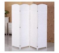 QINGYAN Pareti Divisorie Portatili, Divisori for Ambienti, Schermi Pieghevoli for La Privacy, Pareti Divisorie Autoportanti con Cerniera for Ufficio Domestico(50x150CM-4PCS)