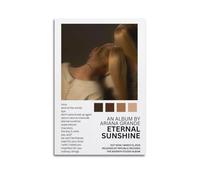 QINGYANG Eternal Sunshine - Poster con copertina di album Ariana Grande, stampa HD, stampa artistica, poster musicale per camera da letto, decorazione artistica da parete per camera da letto, 30 x 45