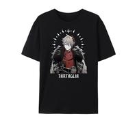 Qingyee Genshin Impact Eleven Fatui Harbingers Series TARTAGLIA Cotton Short Sleeve T-Shirt