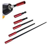 QINGYIWL 5 Pezzi Portainserti Magnetico, 50/60/100/150/300mm Porta Inserti per Avvitatore, Prolunga Avvitatore Esagonale da 1/4” per Avvitatori Elettrici, Trapani