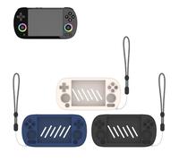 Qingyu Generic Custodia protettiva in silicone per console di gioco ANBERNIC RG40XX H, nero