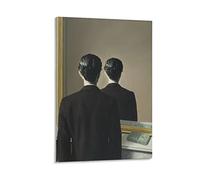 QINGYUAN Rene Magritte Opere d'arte proibita Riproduzione, 1937 Wall Art Poster Regali Camera Da Letto Decorazione Casa Immagine Poster Dipinto su Tela 40 x 60 cm