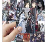 Qingzhuo-100 Stickers of the Ancestor Magic Path, Cartoon Animation High-value Blue Wangji Wei Wuxian Handbook Decoration