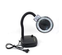 Qinhaixi Desktop Nicchia di ingrandimento Specchio HD HD 85 mm Light Morbido 5 Volte 10 Volte Nero per l'illuminazione Elettronica Lettura Manutenzione DETREZZA di Manutenzione
