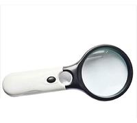 Qinhaixi Ingrandante ingrandimento in Vetro Portatile Portatile 20/10/30 Volte LED elettronico con Lente Ottica HD Leggera Reading Newspaper Glass d'Ingrandimento
