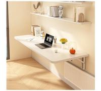 Qinhaixi Scrivania montata a parete, tavolo montato a parete, tavolo sospeso per lo studio, facile da piegare, un uso ragionevole dello spazio, carico stabile, vicino al muro senza cadere