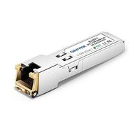 QINIYEK 1.25G SFP to RJ45, 10/100/1000BASE-T RJ45 Mini Gbic Copper Transceiver per Cisco GLC-T/SFP-GE-T/GLC-TA, Mikrotik SRJ01, Supermicro, fino a 100 m
