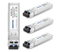 QINIYEK 10GBase-LR SFP+ Transceiver,10G Monomodale SFP+ Modulo LC per Cisco SFP-10G-LR,Ubiquiti UF-SM-10G,Meraki MA-SFP-10GB-LR,Mikrotik,Supermicro(SMF,1310nm,10km,DDM)(Confezione da 4)