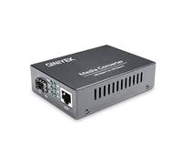 QINIYEK Convertitore multimediale in fibra da 10 Gb con 1 x 100 M/1G/2,5 G/5 G/10 G RJ45 10 GbE porta SFP+ 10 GbE, supporta modulo 10 G SR/LR/10 G-T, convertitore multimediale 10 G in fibra Ethernet a