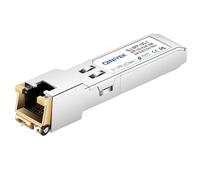 QINIYEK Modulo da SFP+ a RJ45, ricetrasmettitore mini Gbic 10Gbase-T SFP+ compatibile con Cisco SFP-10G-T-S, Meraki, Ubiquiti UniFi UF-RJ45-10G, Fortinet, TP-Link TL-SM5310-T e altri
