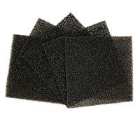 QINIZX - Set di 5 filtri per saldatura a carboni attivi, con filtro a carboni attivi, per saldatura, filtro di ricambio per fumo, per stazione di saldatura (12 x 12 x 0,5 cm)