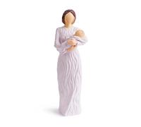 QINJIEJIE Statua in resina Madre e bambino Postivo Home Decor Scrivania Nuovo Ornamenti Da Tavolo Madre Amore Memorial Figurine Regali di Compleanno per Mamma Donne