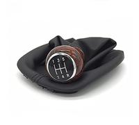 QINKO 5 6 marce leva del pomello del cambio per auto leva del cambio stick cuffia copri bagagliaio adatto per VW Passat B5 1998-2004 pallamano in legno-5_Speed_WoodGrain