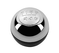 QINKO 5/6 Velocità Chrome Black Car Pomello Del Cambio Leva Del Cambio Misura Per Alfa Romeo Giulietta 2010 2011 2012 2013 2014 2015 2016 2017 2018-6_Speed_Chrome