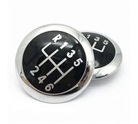 QINKO 5/6 Velocità Pomello Del Cambio Emblema Tappo Della Copertura Leva Stick Penna Maniglia Misura Per Volkswagen VW Passat B6 2005-2011 Car Styling Accessori-6_Speed