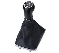 QINKO Pomello del cambio 5/6 velocità adatto per Opel/Vauxhall/Astra H 2005-2010 Maniglia della leva del cambio Stick Ghetta Boot Cover-6_Speed
