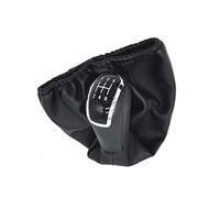 QINKO Pomello del cambio a 5 marce 6 marce adatto per Mercedes Benz Classe C W202 W208 Classe E W210 W203 S203 W245 W169 2004-2012 W168 1997-2004-12345R_leather
