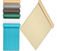 QINLIQIN Paravento per Balcone 54 x 122 cm Schermi Divisori e Protettivi per Balconi UV-Resistente, Protezione della Privacy Facile da Pulire per Giardino Esterno, Color Crema