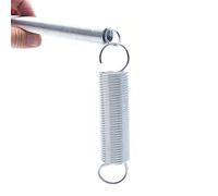Qinlu-Molla compressa elicoidale 10pcs Tensione Molla con estensione del gancio Diametro del filo a molla Diametro 0.8mm Diametro esterno 7mm Lunghezza 20-60mm, progetti fai-da-te(0.8 x 7 x 40mm)
