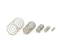 Qinlu-Molla compressa elicoidale La tensione della molla Filo Dia 0,6 millimetri Diam 12mm Lunghezza 10-50mm, compressione della molla non corrosivo, 10Pcs, progetti fai-da-te(45mm)