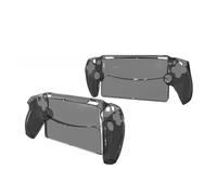 QINOUK Trasparente Custodia per Sony PlayStation Portal, [Antiurto] Rigida PC Antigraffio Protettiva Custodia Case Compatibile con Sony PlayStation Portal-Nero