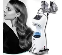 QINPI Vaporizzatore per la Cura dei Capelli e del Cuoio capelluto, vaporizzatore per Capelli con micronebulizzazione, disintossicante per Il Cuoio capelluto, Avvio con Un Solo Tocco