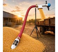 QinShanshan Coclea Multiuso 2800W per Grano, Riso, Soia, Mangime e Polveri - 120 kg/min di Potenza a Portata di Mano 3M