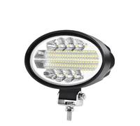 QINSHU Faro Anteriore Per L'estrazione Mineraria Gru Camion Cassone Ribaltabile Carrello Elevatore Faretto LED Trattore Ovale Lampada Per Fuoristrada Cabina Faro
