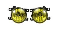 QINSHU Fendinebbia Auto Per Opel Per Agila 2008-2014 Per Astra Per Corsa Per Meriva 2003-2010 9270157 Coppia Di Fari Fendinebbia Anteriori Sinistro Destro(1Pair Halogen Yellow)