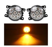 QINSHU Fendinebbia Auto Per Opel Per Agila Per Astra Per GH Per Corsa D Per Meriva A Per OPC 9270157 1 Coppia Di Fari Fendinebbia Anteriori Sinistro E Destro(2*Yellow LED A)