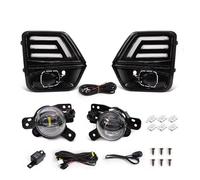 QINSHU Per Chevrolet Per Colorado 2023 2024 LED DRL Fendinebbia Luci Diurne Copriparaurti Anteriore Cablaggio Interruttore 12V Faro Fendinebbia(DRL Fog Set)