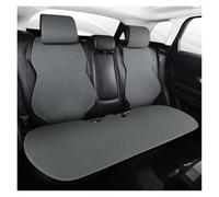 QINSHU Set Di Protezioni Per Coprisedili Per Auto Universali Cuscino Per Sedia Per Tappetino Per Schienale Anteriore Posteriore Coprisedili(1 set gray)