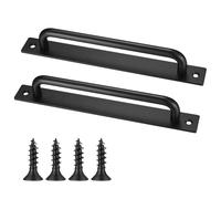 Qinsky Maniglie Porte Scorrevoli,2 Pcs Maniglia Porta in Alluminio Maniglia Porta Scorrevole Maniglie Fisse Porte Esterne con Viti Maniglia per Armadi Cucina Mobili Cancello da Giardino (212 mm)