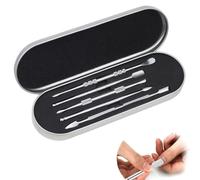 Qinsky Strumenti Intagliare Cera,5 PCS Strumenti per Scultura in Cera a Doppia estremità Strumenti per Intagliare la Cera in Acciaio Inossidabile per Scultura di Ceramica di Cera