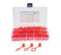 Qinsky Tappi A Vite per Spurgo Freni,150 PCS Cappucci Ingrassatore Assortimento di Ingrassatori Grasso Raccordo Cappuccio Tappi per Ingrassatori per la Maggior Parte delle Auto,Moto(M6/M8/M10)