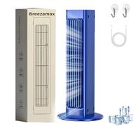 Qinux Breezamax, Breeze Max Air Cooler, Beat the Scorching Heat & Humidity Instantly, Small and Compact Quiet with 3 Speeds (blue,plug-in)