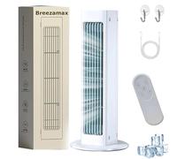 Qinux Breezamax, Breeze Max Air Cooler, Beat the Scorching Heat & Humidity Instantly, Small and Compact Quiet with 3 Speeds (white,charging)