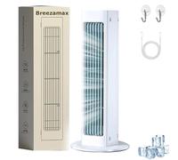 Qinux Breezamax, Breeze Max Air Cooler, Beat the Scorching Heat & Humidity Instantly, Small and Compact Quiet with 3 Speeds (white,plug-in)