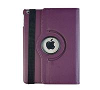 QINYUP Cover per iPad Air Modello A1474 A1475 A1476 Custodia Retina Auto Sleep Cover per Custodia iPad Air 2013 Release 360 Gradi rotanti-per iPad Air Viola