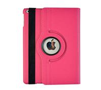 QINYUP Cover per iPad Air Modello A1474 A1475 A1476 Custodia Retina Auto Sleep Cover per Custodia iPad Air 2013 Release 360 Gradi rotanti-per iPad Air Rose