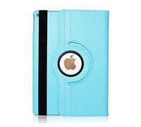 QINYUP Cover per iPad Air Modello A1474 A1475 A1476 Custodia Retina Auto Sleep Cover per Custodia iPad Air 2013 Release 360 Gradi rotanti-per iPad Air Blue