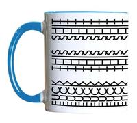 Qinyuyang Funny Coffee Mugs F**k This Shit Hidden Message Swear Word Mug Sarcastic Tea Cup Adult Humour Mug Ceramic Office Humor Sarcastic Workplace Cup,Blue