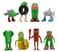 Qinyuyang Tralalero Tralala Desk Decor Toy, Italian Brainrot Meme Shark Figures, Funny Tung Tung Tung Sahur Brainrot, Shark in Sneakers Viral AI Brainrot Animals Figurines