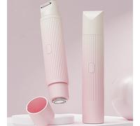 QINZITAO 2 in 1 Donne Corpo Rasoio Doppia Testa Rasoio Delle Donne Impermeabile Bikini Elettrico Trimmer per Le Donne di Rimozione Dei Capelli Del Corpo