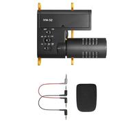 QINZITAO Microfono Hi-Fi per microfono, facile da usare e trasportare, include parabrezza per una chiara audizione esterna