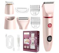 QINZITAO Rasoi per capelli lavabili Dispositivo elettrico Rimozione dei capelli del corpo Struttura ABS Adatto per uso completo bagnato o asciutto