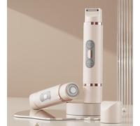 QINZITAO Rasoio da donna Strumento di rimozione dei capelli efficiente Ricaricabile Trimmer Texture per Viso Labbra Mento Uso bagnato e asciutto