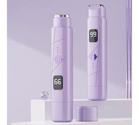 QINZITAO Rasoio elettrico a doppia testa Dispositivo di rimozione dei capelli delle donne Rasoio impermeabile per zona ascellare e viso