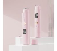 QINZITAO Rasoio elettrico a doppia testa Dispositivo di rimozione dei capelli delle donne Rasoio impermeabile per zona ascellare e viso