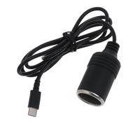 QINZTON Convertitore USB 1/2/3 Metri per Cavo accendisigari PD Caricatore USB, Utilizza dispositivi elettrici di Bordo a casa Tua, Lungo 1 Metro